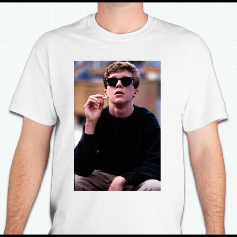 Breakfast club Smoking tshirt shirt 80s movie